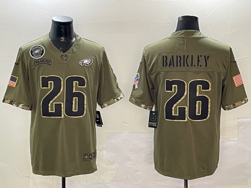 Men Philadelphia Eagles #26 Barkley Green 2025 Nike Vapor Limited NFL Jersey style 2->philadelphia eagles->NFL Jersey